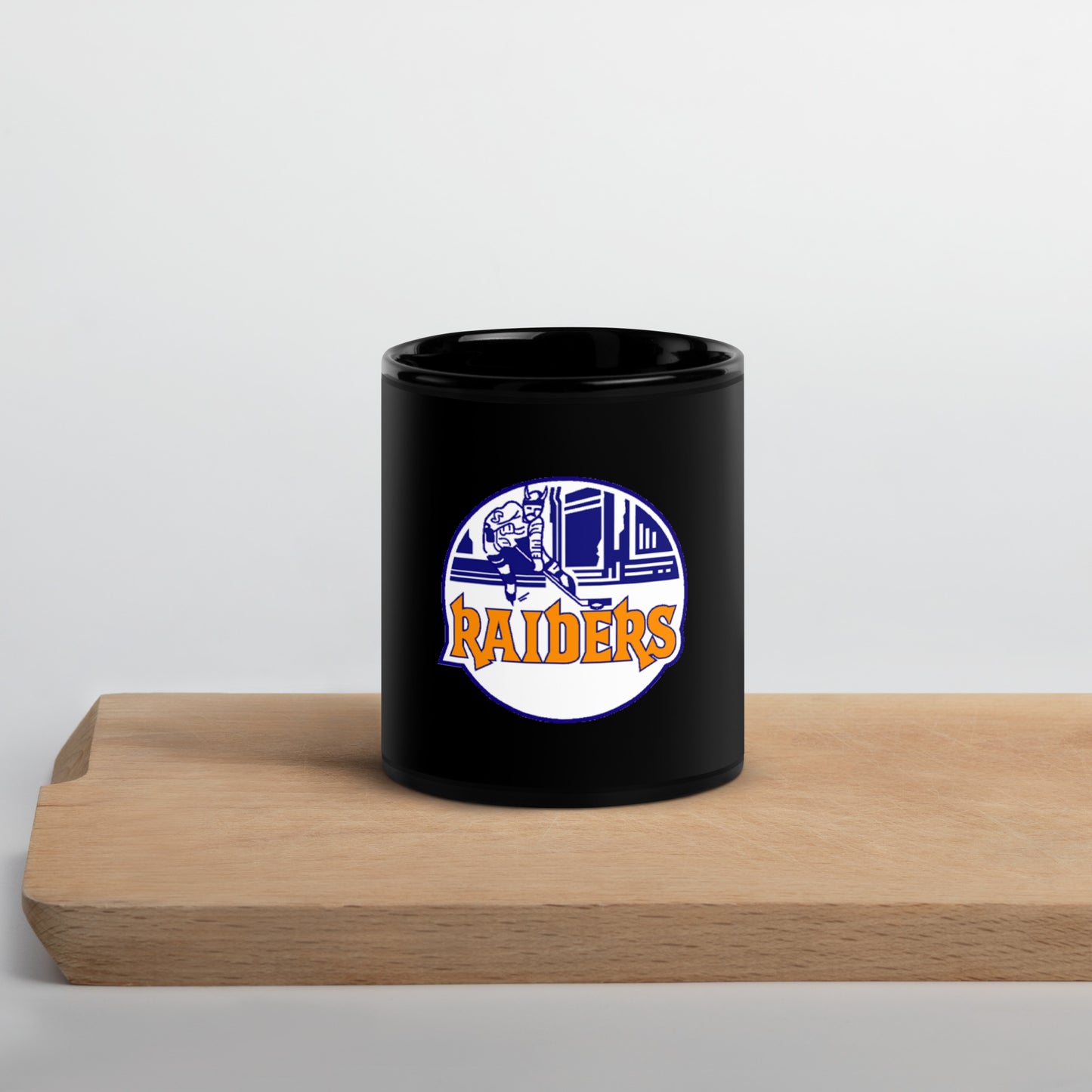 New York Raiders Hockey WHA Black Glossy Mug