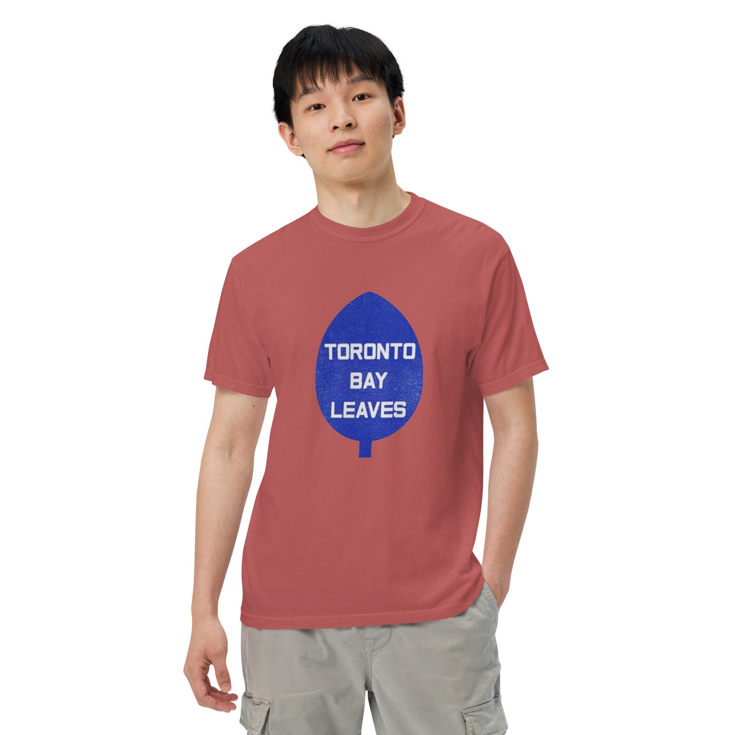 Toronto Bay Leaves Funny Hockey Powerplay! Unisex garment-dyed heavyweight t-shirt