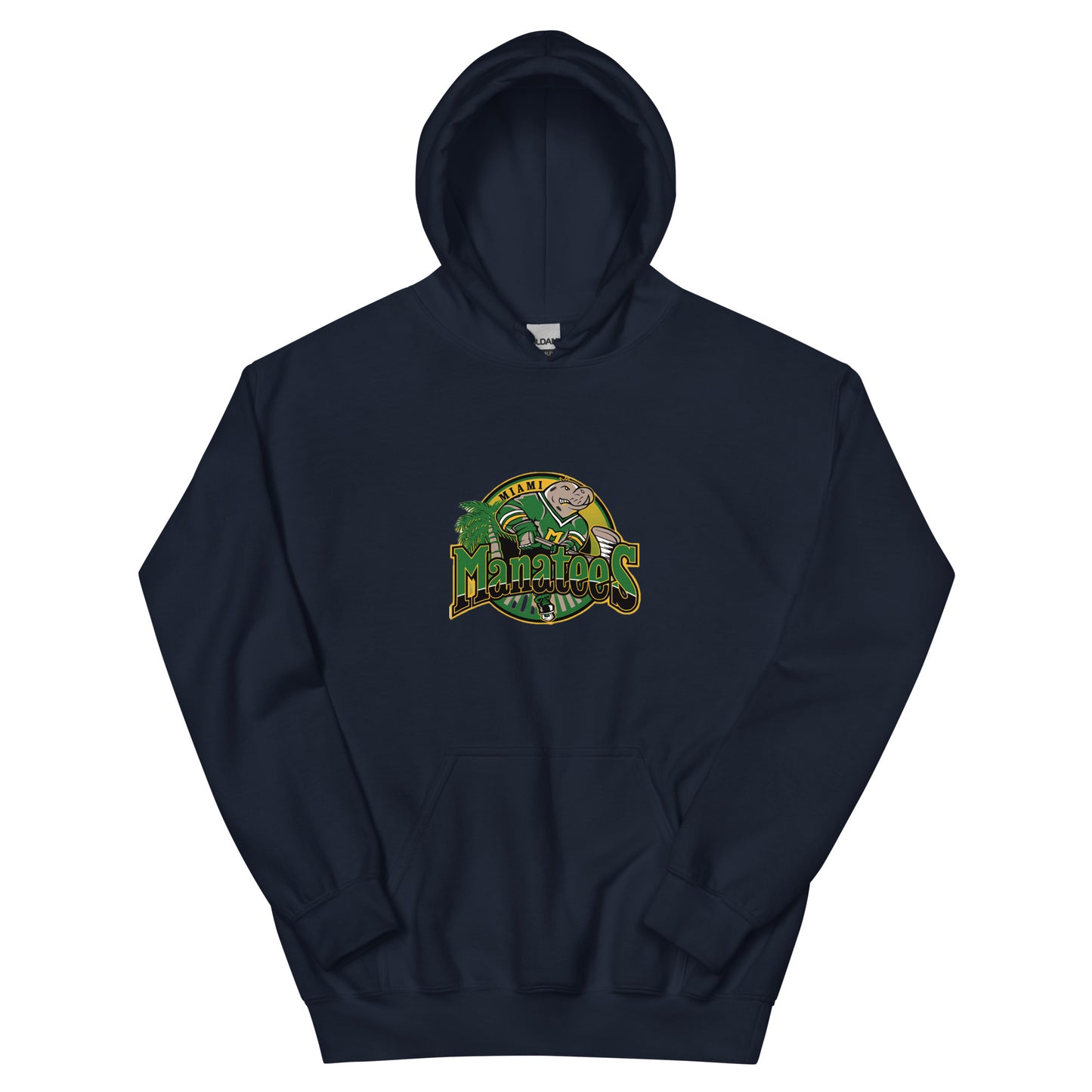 Miami Manatees Hockey Defunct WHA Unisex Hoodie