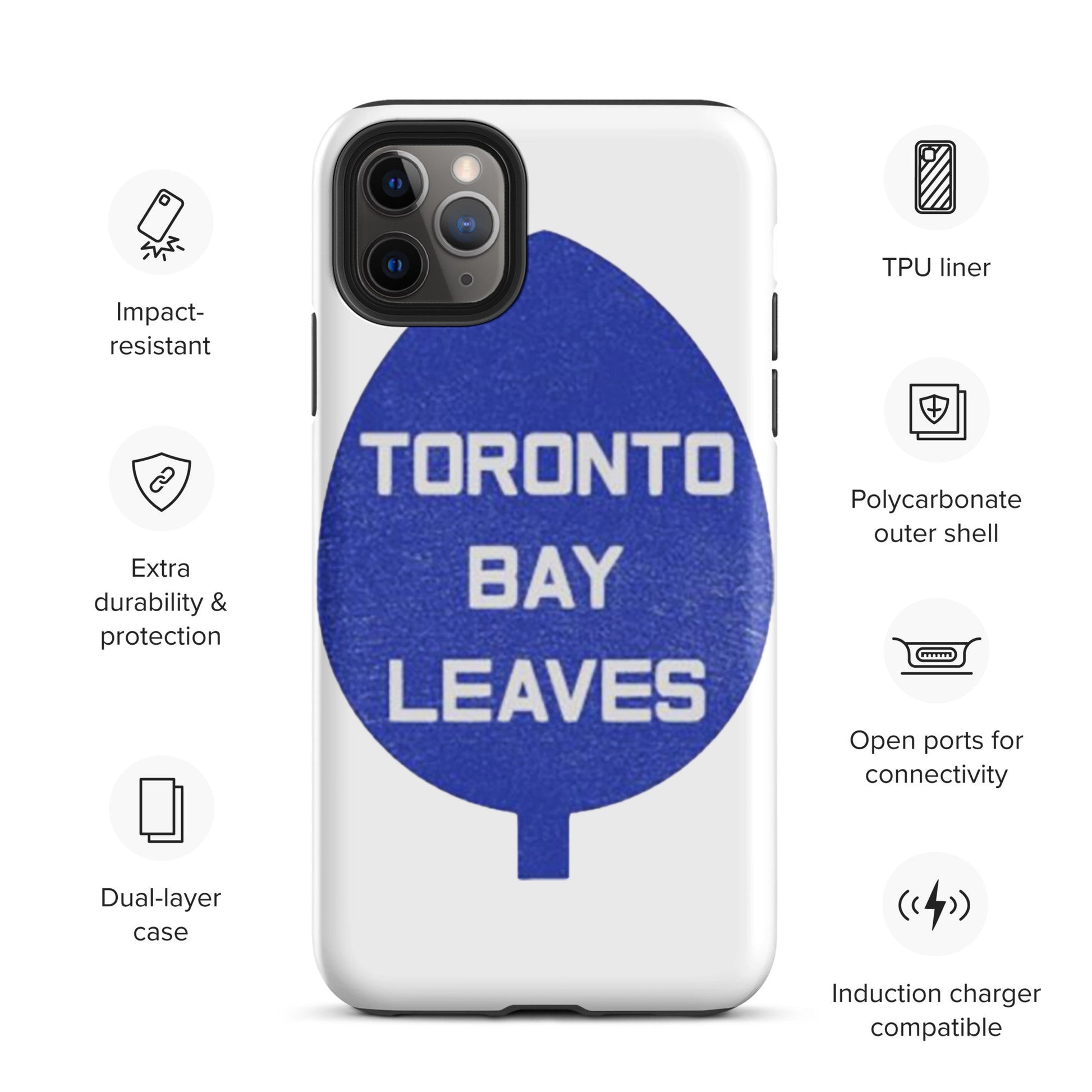 Toronto Bay Leaves Hockey Tough Case for iPhone®